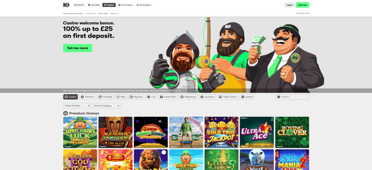 10bet fast payout online casino UK