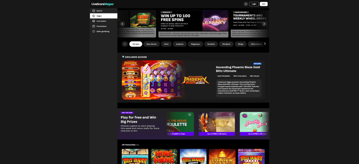 LiveScore Bet fast withdrawal casino UK